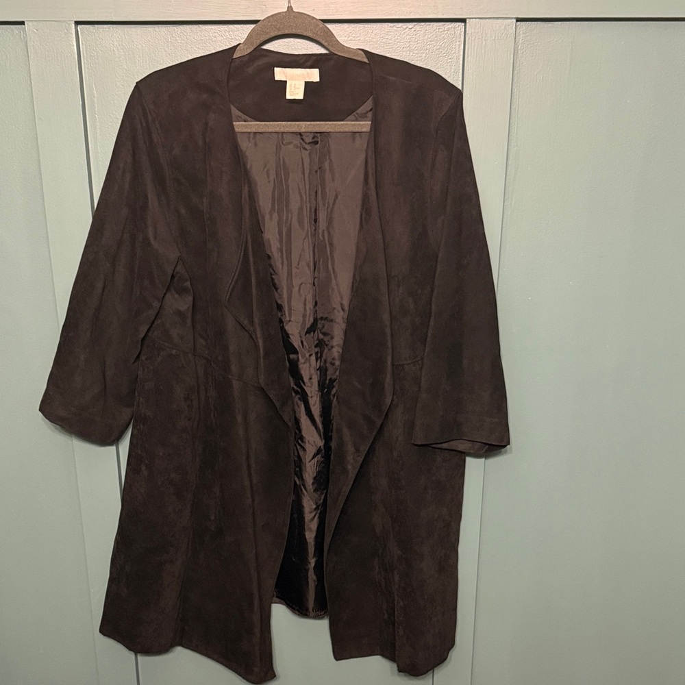 H&M Elegant Faux Suede Women's Coat